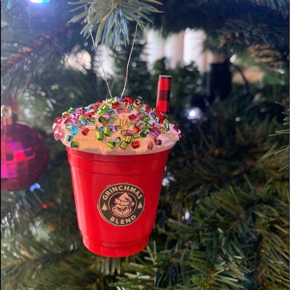 Mini Starbucks inspired Christmas Ornament